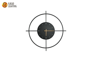 Kovinska dekoracija stenske ure za stensko dnevno sobo, definiranje merjenja časa, dekoracija doma, stenska luč z uro, ozadjem raztegljivega kavča